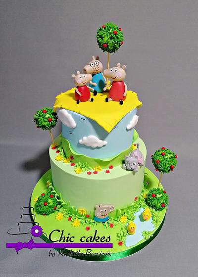 Peppa Pig cake - Cake by Radmila
