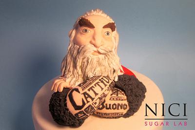  Santa Claus tattooed - Cake by Nici Sugar Lab
