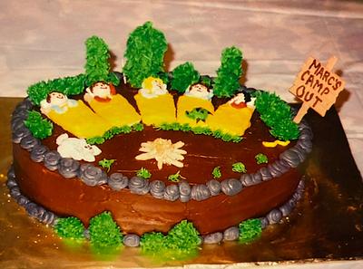 A Campout Birthday - Cake by Julia 