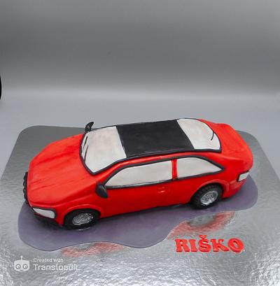 Red car cake  - Cake by Janka