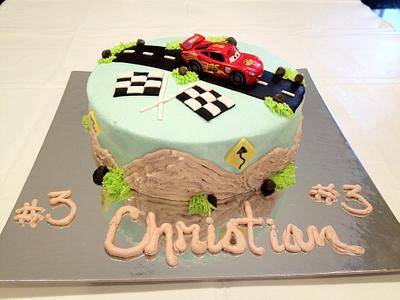 Cars Themed cakes for Twins 3rd birthday - Cake by Dawn Henderson