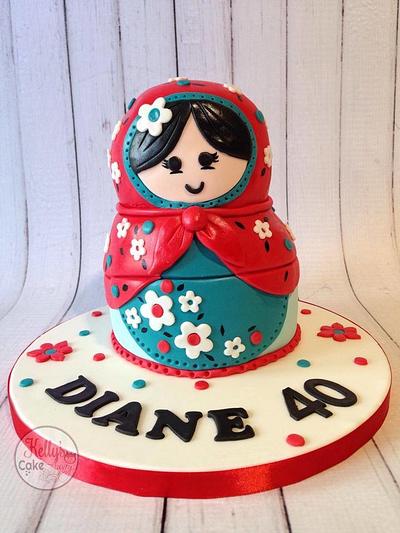 Russian Doll for Diane - Cake by Kelly Hallett