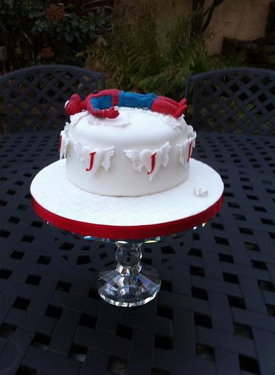 Jonathon's Spiderman Snowangel - Cake by Josiekins