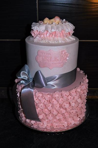 christening cake - Cake by Monika Bajanová