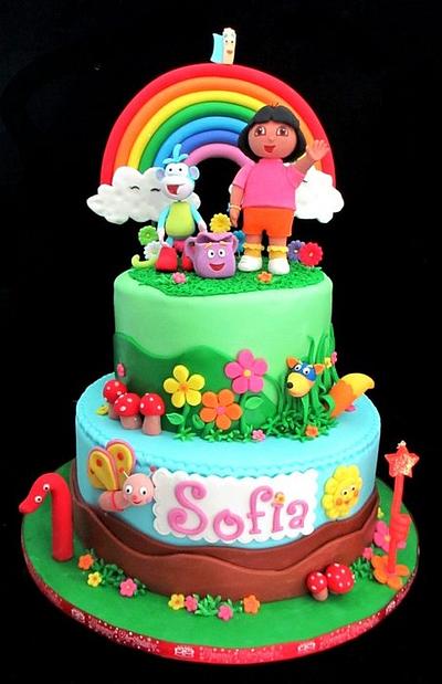 Dora the Explorer - Cake by Roma Bautista