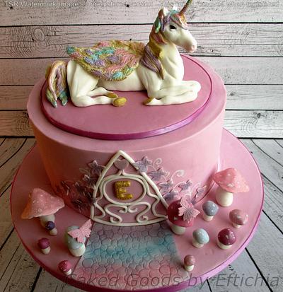 fairytale pegacorn - Cake by eftichia athanasiou