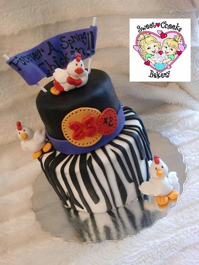 Forever a Spring Chicken - Cake by Jenny