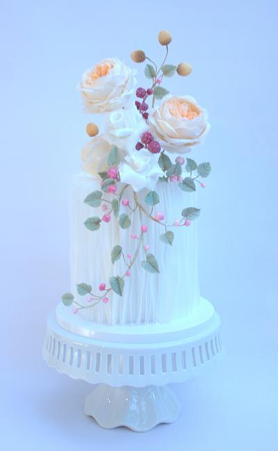 Ruffles and Roses - Cake by Lynette Brandl