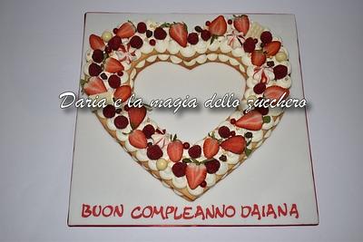 Heart cream tarte - Cake by Daria Albanese