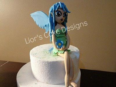 Fairy topper - Cake by Lior's Cake Designs