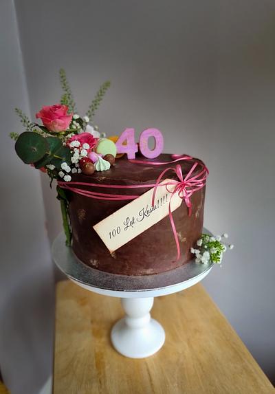40th birthday ❤️ - Cake by Jana1010