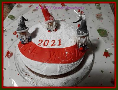 New year cakes - Cake by Konstantina - K & D's Sweet Creations