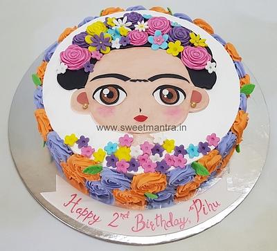 Frida Kahlo cake - Cake by Sweet Mantra Homemade Customized Cakes Pune