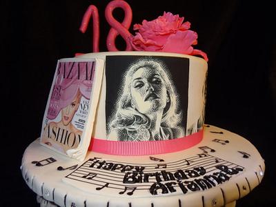 No Doubt (Gwen Stefani) 18th Birthday Cake  - Cake by Heidi