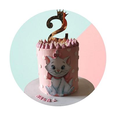 Kitty Birthday cake 🐾♥️ - Cake by NeamaMo