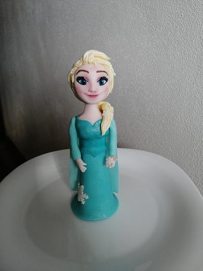 Elsa cake topper - Cake by Anna, Czech Republic 