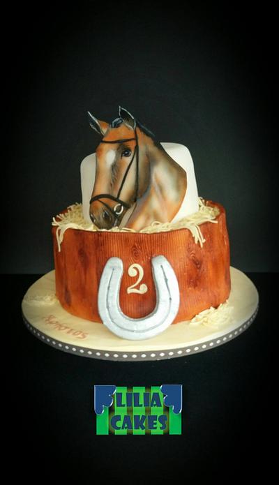 Head Horse - Cake by LiliaCakes