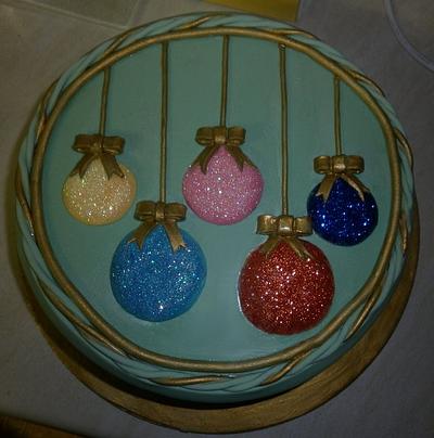 Christmas Bauble Cake - Cake by Claire