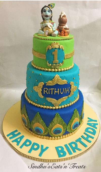 Baby Krishna cake - Cake by Sindhu's Eats'n'Treats