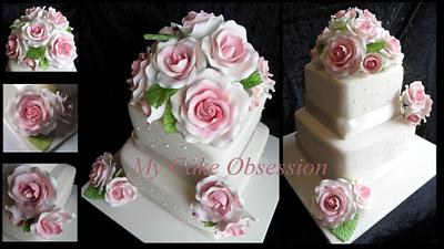 Bernadeines Wedding Cake - Cake by My Cake Obsession