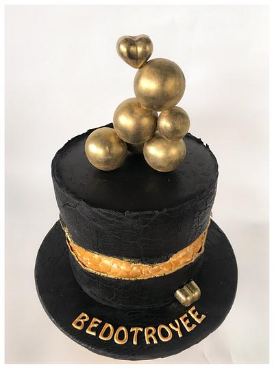 Black & Gold - Cake by Homebaker