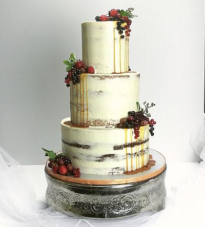 Wedding naked cake - Cake by Larissa Ubartas