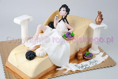 Resting Goddess Cake / Tort z odpoczywającą Boginią - Cake by Edyta rogwojskiego.pl