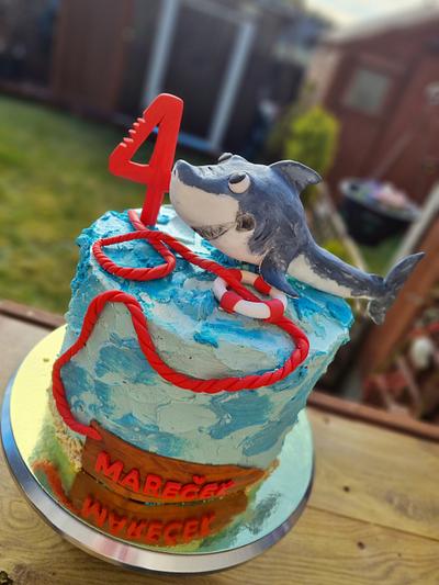 Shark for little boy  - Cake by Jana1010