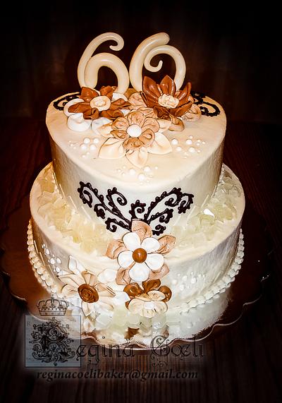 60th Anniversary Cake - Cake by Regina Coeli Baker