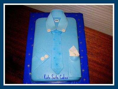 Blue Collar Dad - Cake by Kat