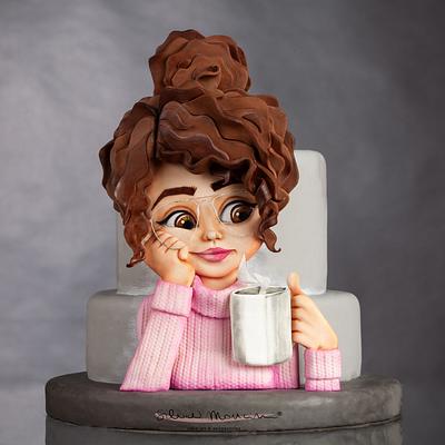 Cofee Break  - Cake by Silvia Mancini Cake Art