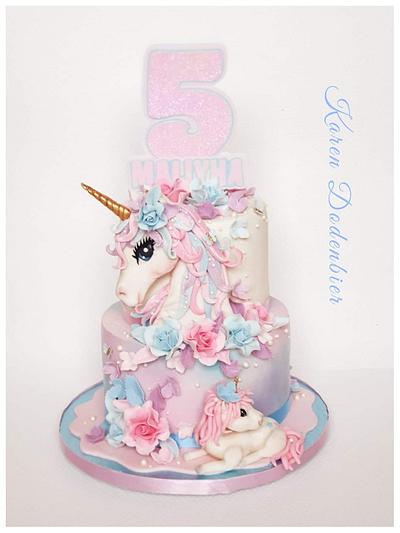 Unicorn cake - Cake by Karen Dodenbier