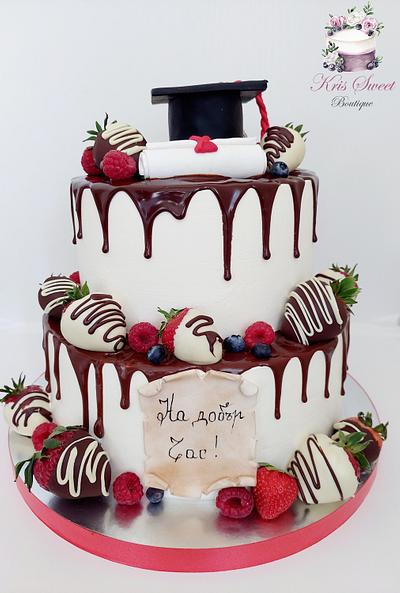 Graduation cake - Cake by Kristina Mineva