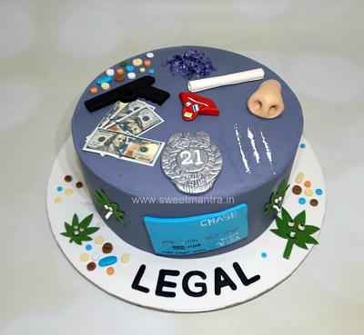 Marijuana cake - Cake by Sweet Mantra Customized cake studio Pune