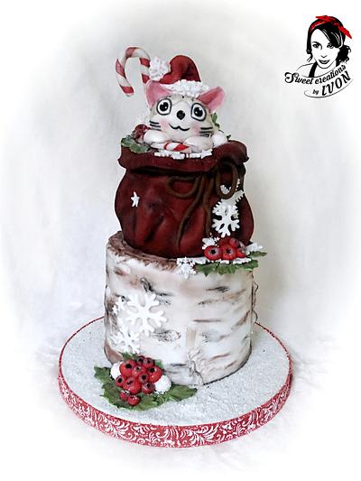Christmas Kitty - Cake by Ivon