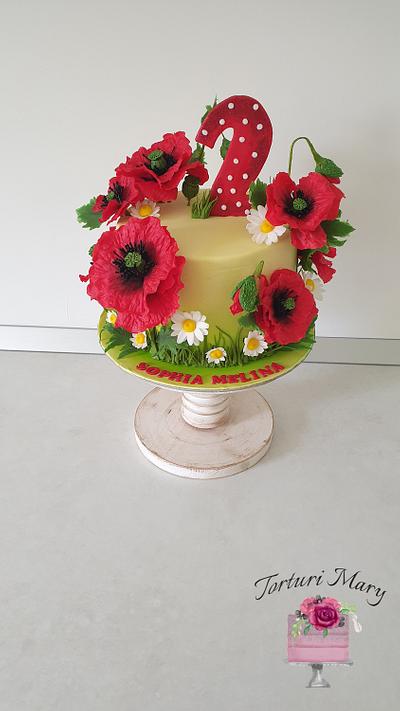 Peonies cake - Cake by Torturi Mary