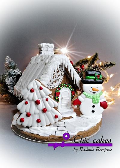 Gingerbread houses- small - Cake by Radmila