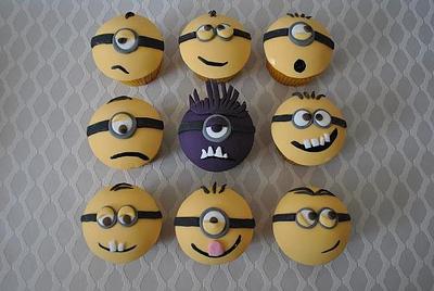 Despicable Me 'Minion' & Bad 'Minion' Cupcakes - Cake by Donna Wood