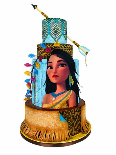 Pocahontas cake - Cake by Cindy Sauvage 