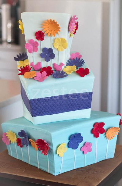 Madhatter wedding cake - Cake by Rachel
