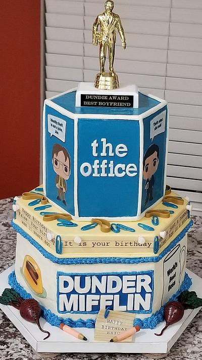 "The Office" themed birthday cake - Cake by Eicie Does It Custom Cakes