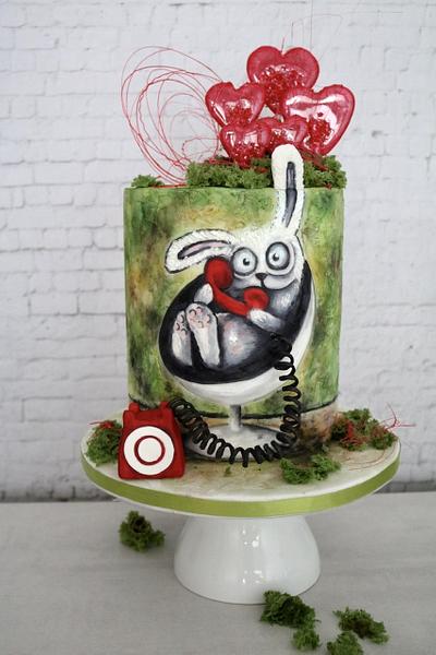 Funny rabbit - Cake by tomima