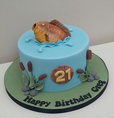 Gone Fishing  - Cake by The Buttercream Pantry