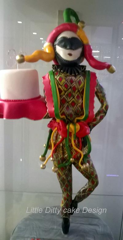Harlequin 30th - Cake by Yve mcClean