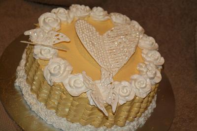 Wedding Anniversary cake - Cake by Eve