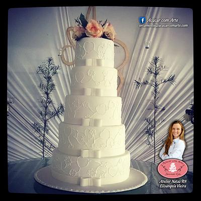 The Big Wedding Cake - Cake by Açúcar com Arte