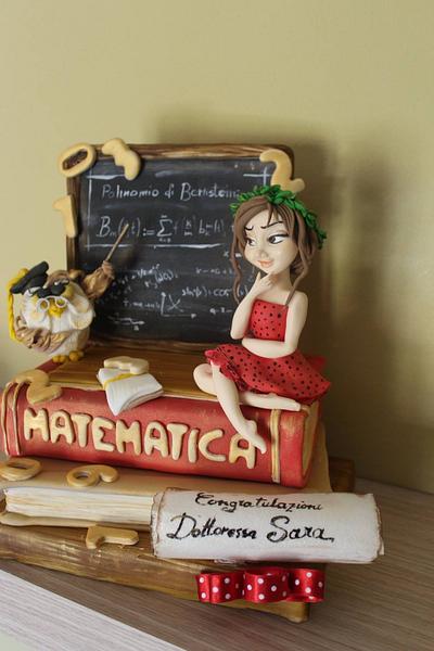 Laurea in matematica - Cake by Debora calderini