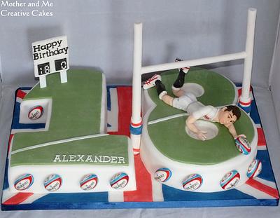 England Rugby player - Cake by Mother and Me Creative Cakes