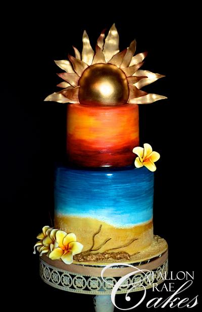 Summer time Beach Cake - Cake by Fallon Rae Cakes