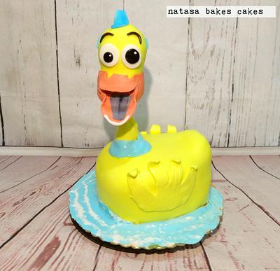 Happy Duck cake - Cake by natasa bakes cakes